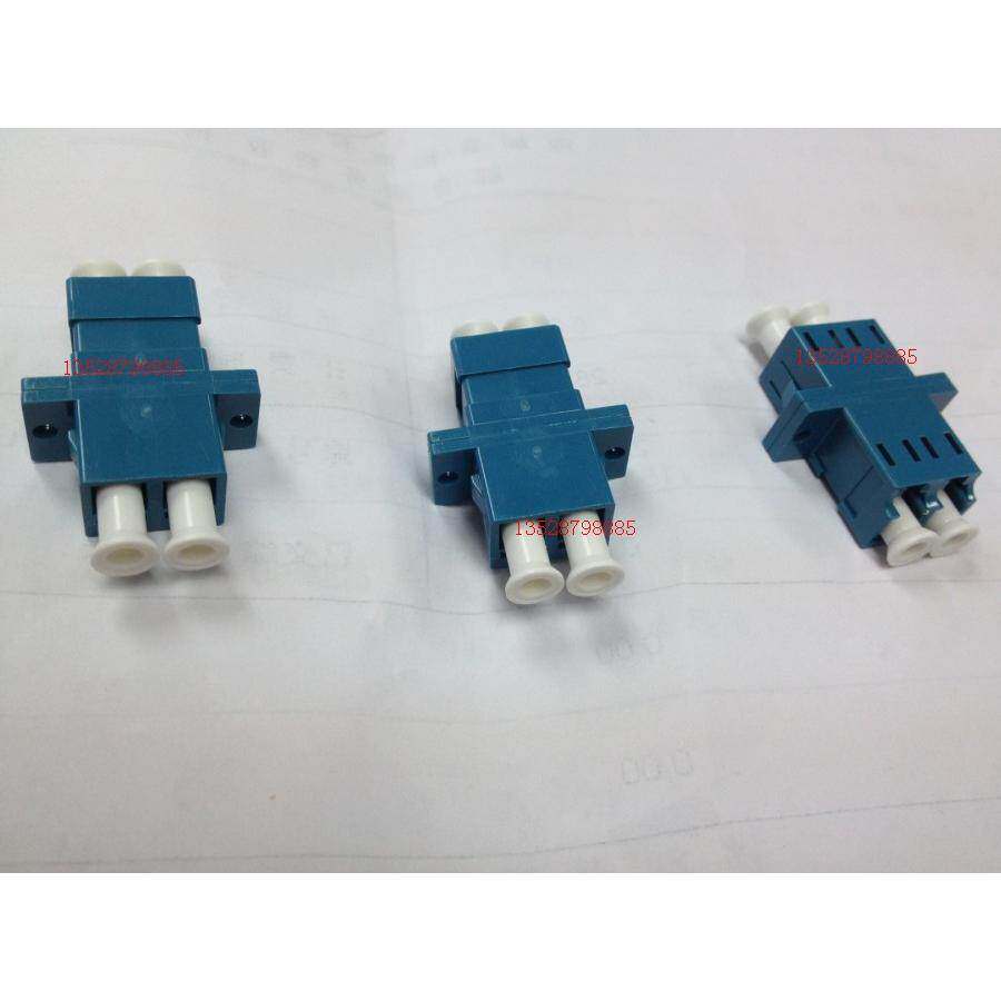 网络光纤转接头LC对LC LC光纤适配器LC耦合器双芯双模小方转小方