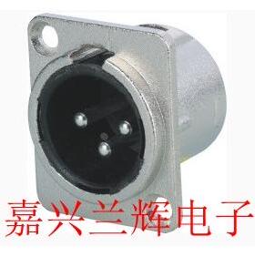 三芯公 卡农头 卡哝头 卡龙头 卡侬头 音响插座 LH224-3芯连接器