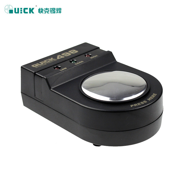 QUICK快克静电手腕带测试仪498静电手环防检验仪测试仪器
