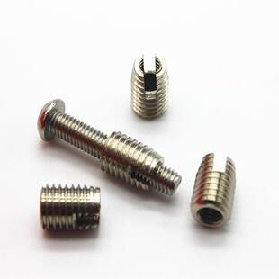 铜镀镍内外牙螺母 自攻螺纹套.衬套/自攻牙补芯螺母M4 814*2 6 10