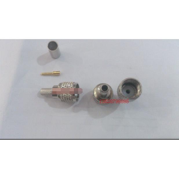MINI UHF-J-3 迷你UHF压接头 迷你L16插头 对讲机接线头 铜材