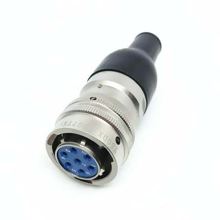 7芯航空插头Y50DX-1207TK1 ZJ10 TJ1 ZK10连接器电缆头接插件公母