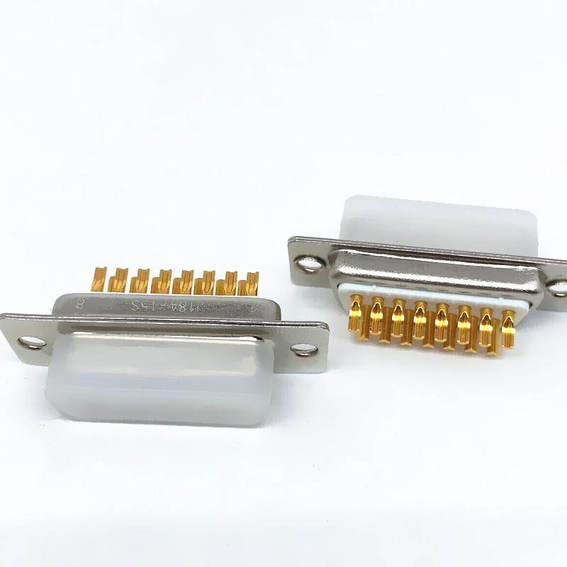 15芯矩形连接器J18A-15S J18A-15P插头插座电缆头接插件