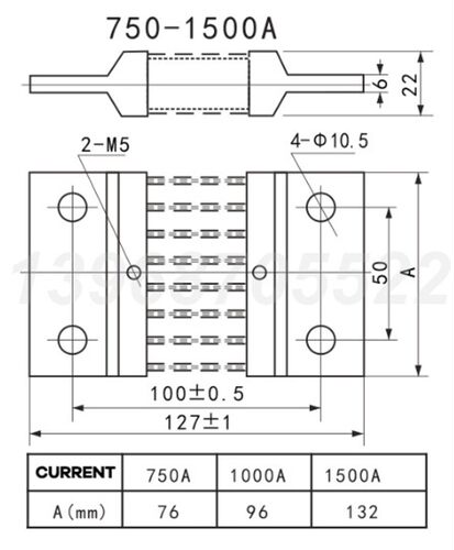 直流外附分流器0.5级FL-2 750A75MV 800A75MV 国标A级猛铜 镀铜