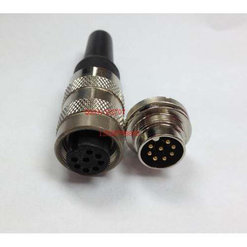 重强J09连接器 重强8芯连接器 J09 8芯航空插头 工业插头