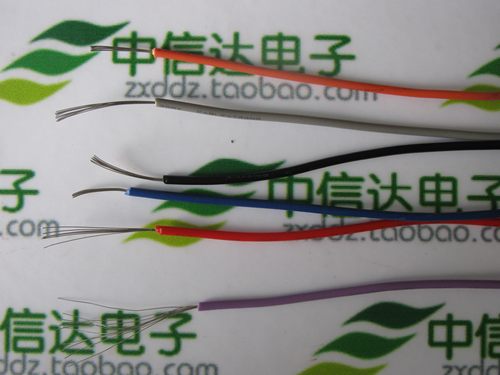 1007 24AWG 80 300 红色/蓝色 电线/电子线/线材 4元/10米