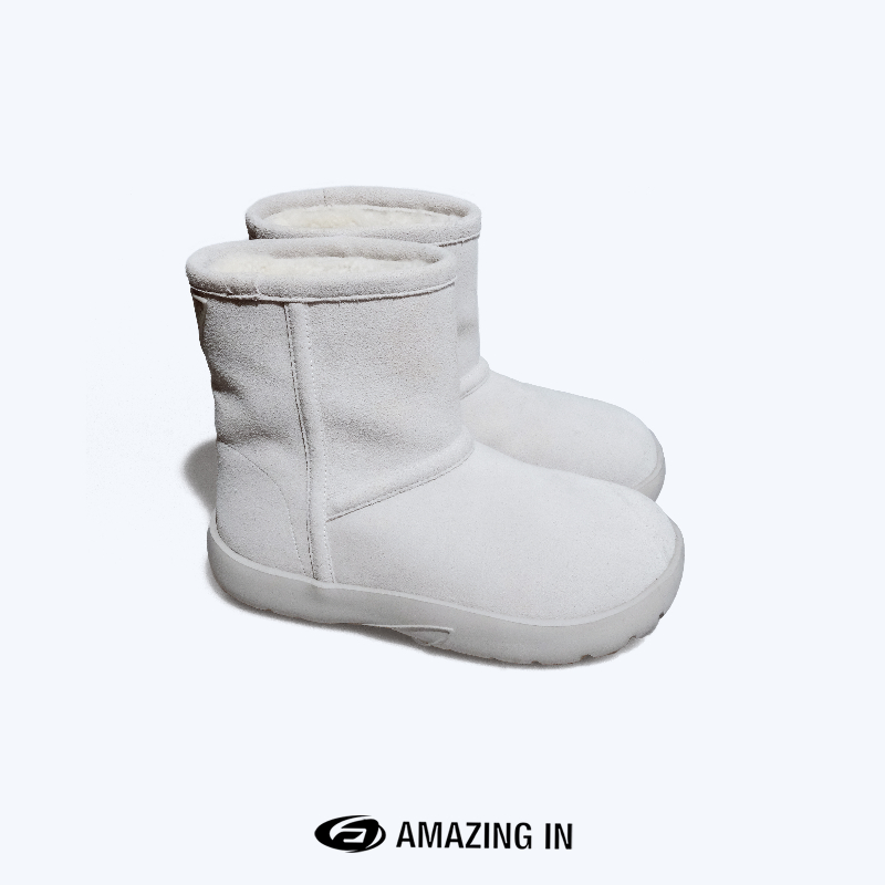 AMAZING IN | 进口高丝光牛反绒x羊卷毛 | 雪地靴A241022-SH-2903