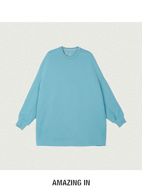 AMAZING IN | 棉质 | 加绒结构龟背长款卫衣 A251219-AI5CDST2309