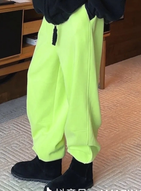 AMAZING IN | 暖调潮色系 |松紧腰加绒卫裤A250925-AI59CSP250805