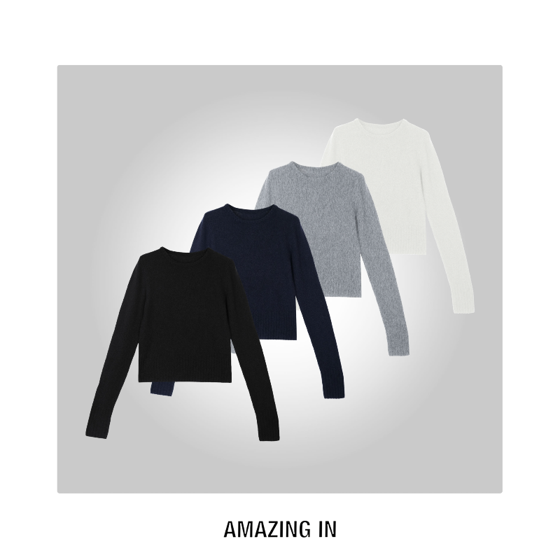 AMAZING IN | 1oo%山羊绒|纯色软糯羊绒衫A251103-AI5ADSWLK07001