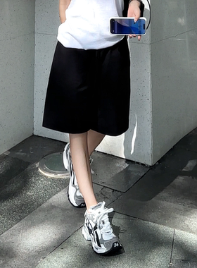 AMAZING IN | 1oo%棉|抽绳松紧腰休闲短裤A250526-AI55BSP2510375