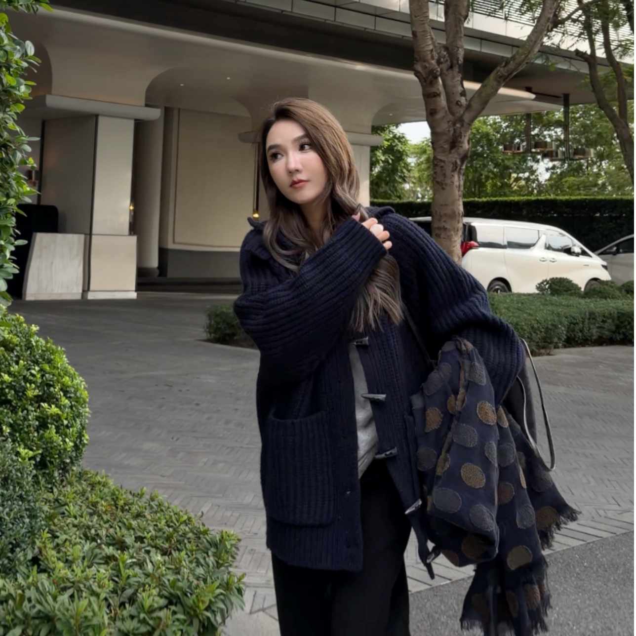 AMAZING IN 1oo%羊毛1420g牛角扣毛衣外套A251021-AI5ADTJLK07119