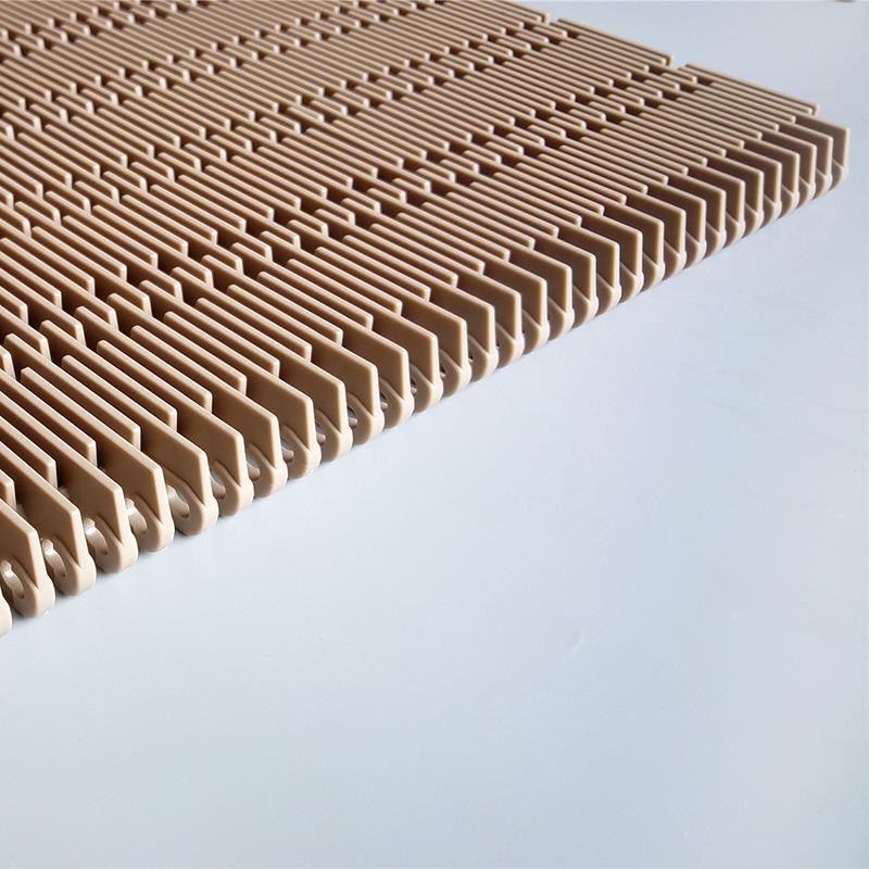 4809塑料凸突肋型网带输送机食品级网带流水线杀菌机网带定制