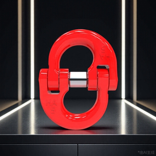 山东神力索具SLR1001 G100级074蝴蝶扣G80级起重链条连接扣双环扣