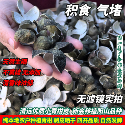 清远阳山小青柑皮橘子广东桔干货陈皮野生泡茶生果皮清香味浓新鲜
