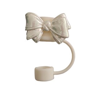 装饰品蝴蝶结防尘塞吸管帽塞帽配件Stanley杯防尘套水杯塞