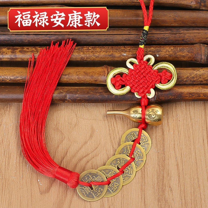 纯铜葫芦中国结挂饰福禄寓意好