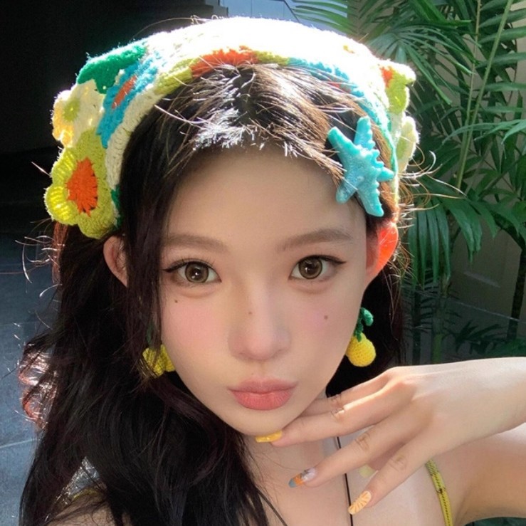 海星可爱甜美蛋奶星星发饰包出片