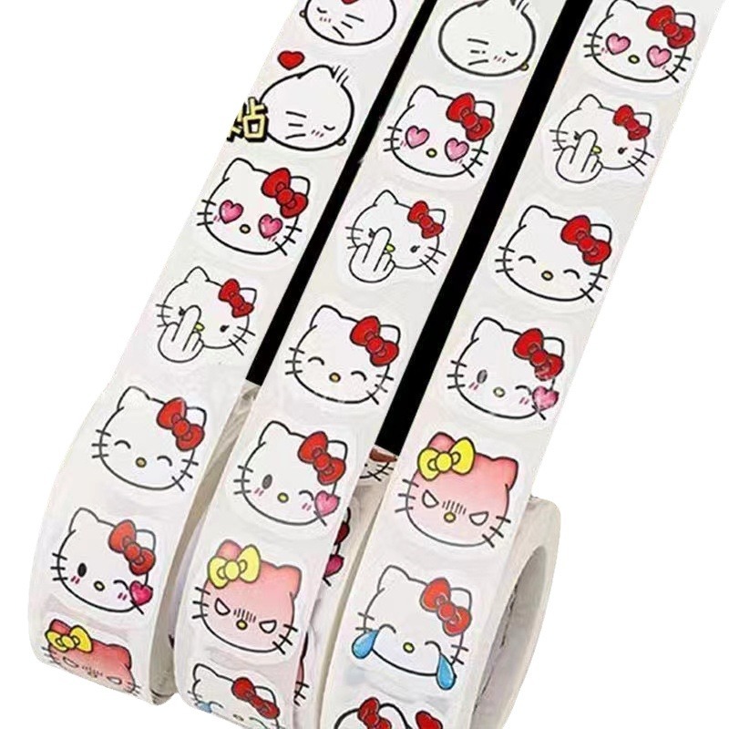 KT猫卷卷贴小红书同款ins表情