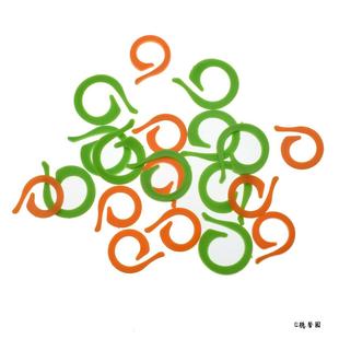 工具编织器时尚百搭彩色环针手机环毛衣针记号扣逗号圈记号扣几何