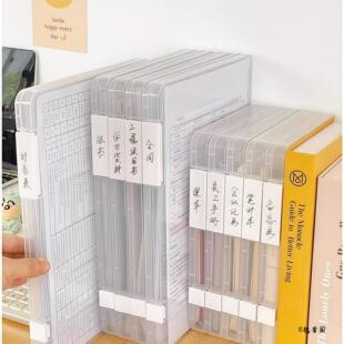 空盒档案资料盒收纳盒颜料收集册防尘收纳透明收纳盒说明书论文