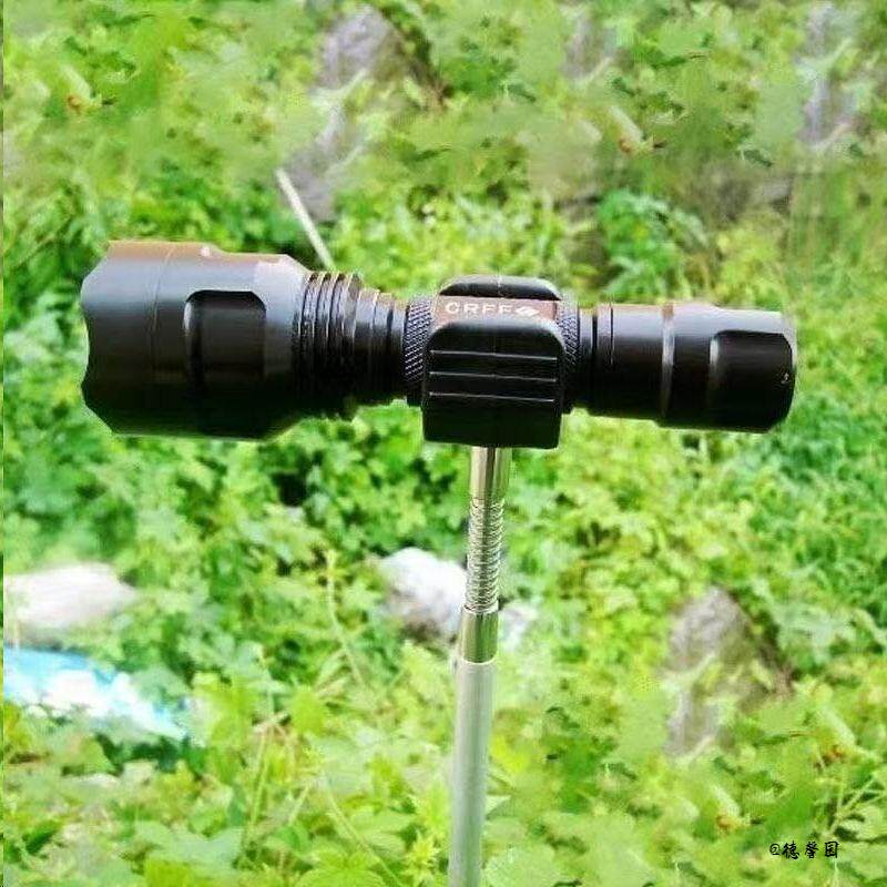 三脚架夹子夹具支架夹座自行车夹头多款钓鱼灯固定手电筒配件