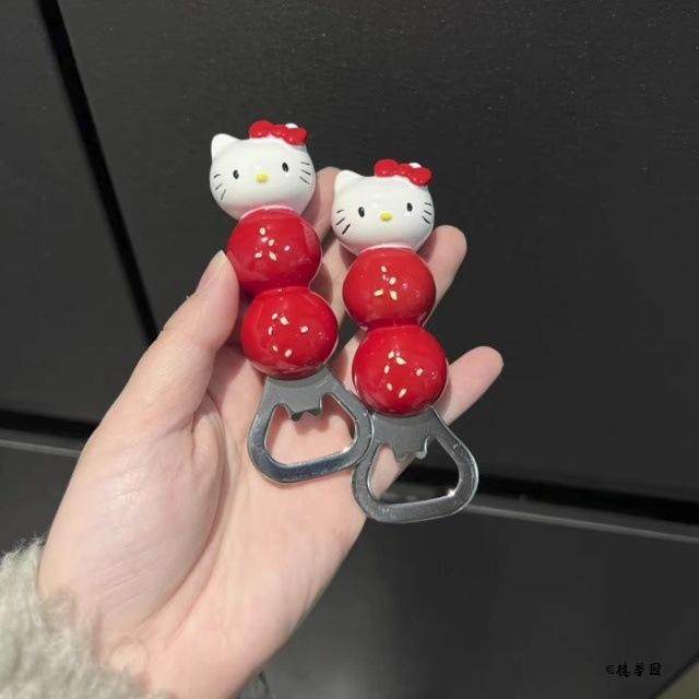 冰箱贴趣味kt猫糖葫芦便携磁吸开瓶器好物创意家用实用摆件起子,餐饮具,开瓶器,淘宝优惠券,粉丝福利购,淘宝优惠卷