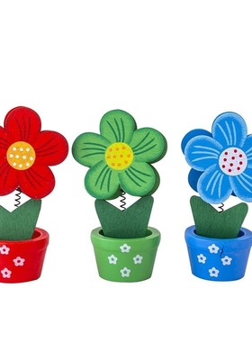 花朵名片夹照片夹子卡片木质