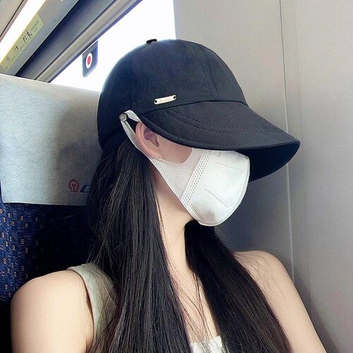 防晒渔夫帽春秋百搭宽檐鸭舌帽防