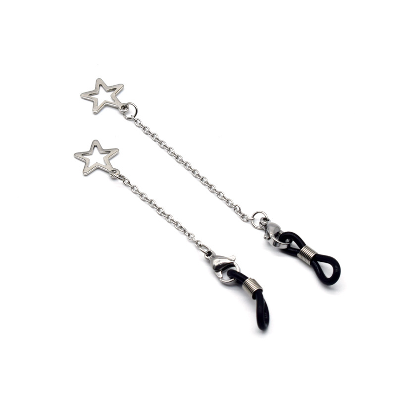 星星流苏眼镜挂坠单侧一边不掉色