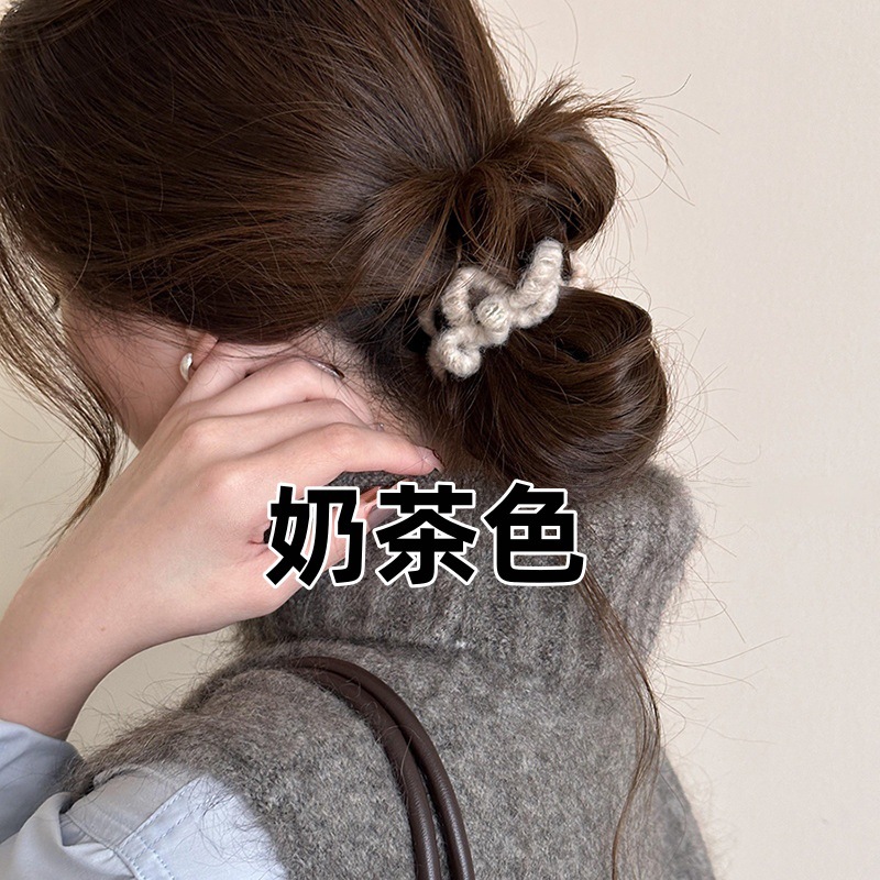 清冷小红书同款高弹力毛绒气质