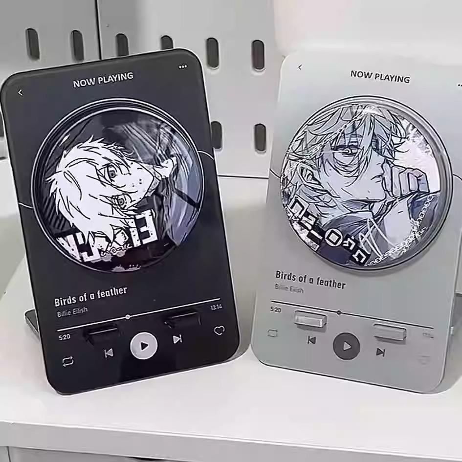 磁吸桌摆谷美同人可旋转吧唧音乐