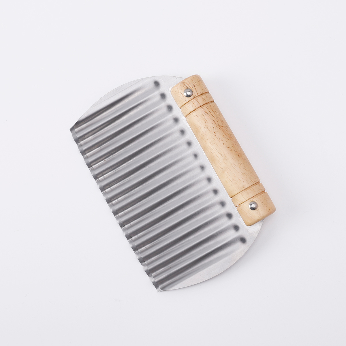 家用土豆切条器不锈钢餐厅红橡木手柄土豆切厨房狼牙土豆果蔬