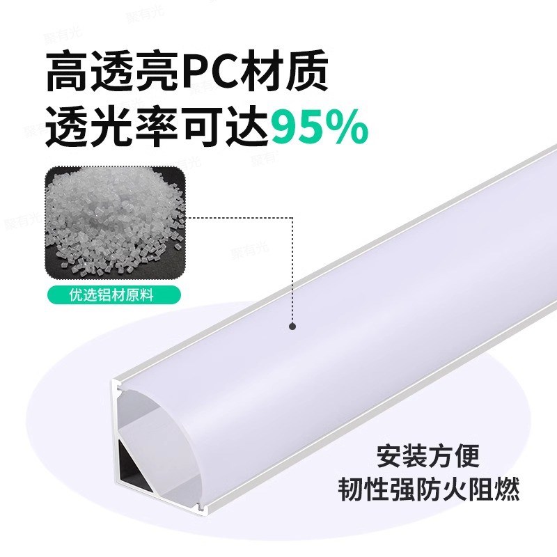 LED线形灯嵌入式条形灯槽无主灯线型灯线性灯灯带铝槽卡槽线条灯