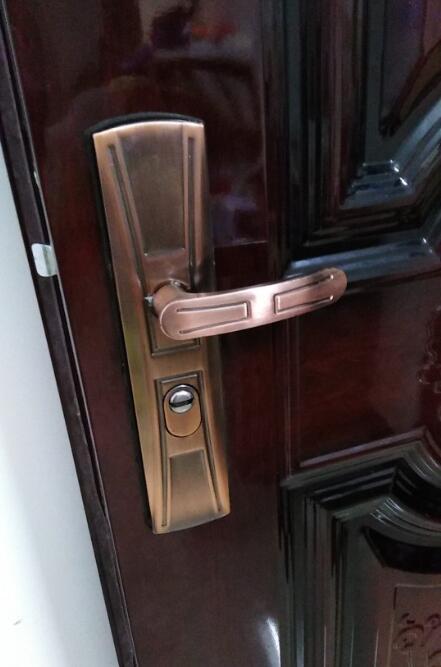 工程锁具防盗门锁大门锁双开门子母门锁对开门把手锁心锁体通用型