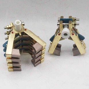 人字形碳刷架组包装机配件2环4环孔径10MM碳刷6*12*20