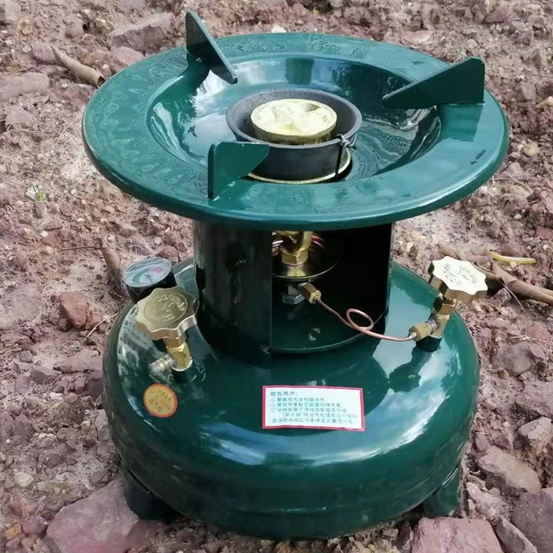 户外炉具柴油高压打气便携一体式防风炉头野餐炉猛火灶气化炉新款