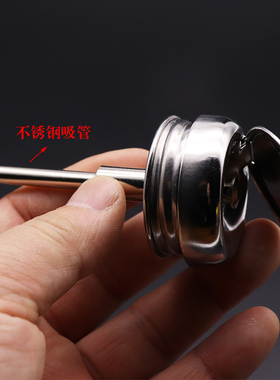 加厚玻璃酒精瓶子按压式防腐蚀洗板水瓶手机维修按动瓶盖自动出水