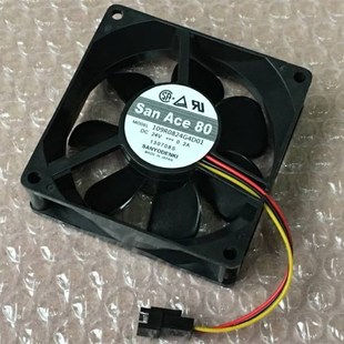 109R0824G4D01全新san ace80 8025 24V 0.2A 3线轴流变频器风扇