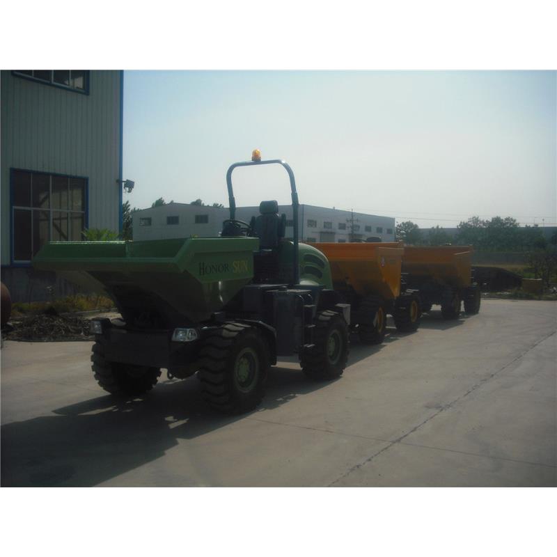 30侧卸料装载机 工程用全液压旋转翻斗装载运输机 出口翻斗车