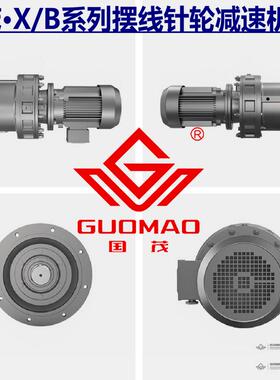 江苏国茂摆线针轮减速电机XLED64/BLED42-289/391/493-2.2KW/380V