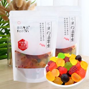 QQ软糖什锦橡皮糖QQ软糖混合水果味橡皮糖儿童零食解馋小零食糖果