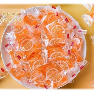 老式 水果桔子橘子水果糖糖果硬糖喜糖传统童年批发怀旧零食结婚