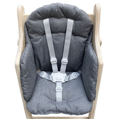 实木餐椅坐垫升级款加厚宝宝儿童餐桌椅垫婴儿高脚椅垫吃饭椅靠垫