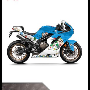 春风SR500改装贴纸贴花车身贴全车版画加厚水晶膜贴画防水版花