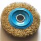 平型钢丝轮100平行钢丝刷150平形铜丝轮打磨除锈拉丝不锈钢抛光轮