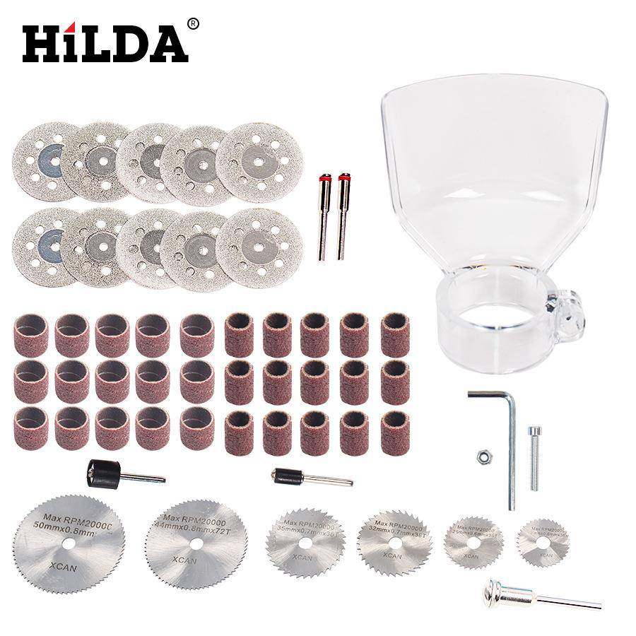 电磨配件切割片打磨片金刚砂切片砂纸圈52件套装