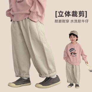 【悠悠童话】男童裤子春秋款儿童牛仔裤2026新款春装洋气休闲长裤