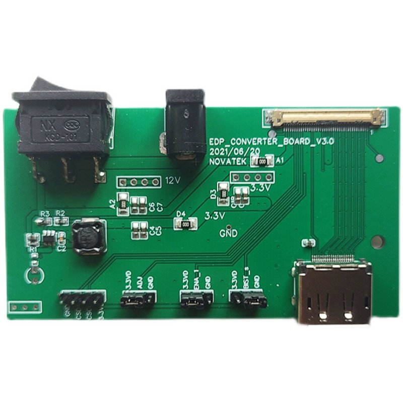 DP to eDP直连板老化LED点灯测试板治具4K液晶屏驱动板BIST自测板