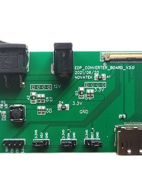 DP to eDP直连板老化LED点灯测试板治具4K液晶屏驱动板BIST自测板